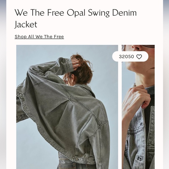 Free People Light Blue Denim Jacket - Picture 5 of 6